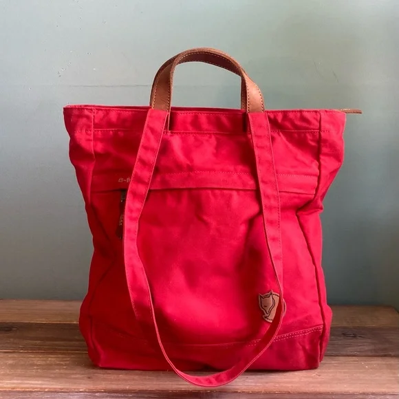 Fjallraven Red Backpack - Picture 2 of 16